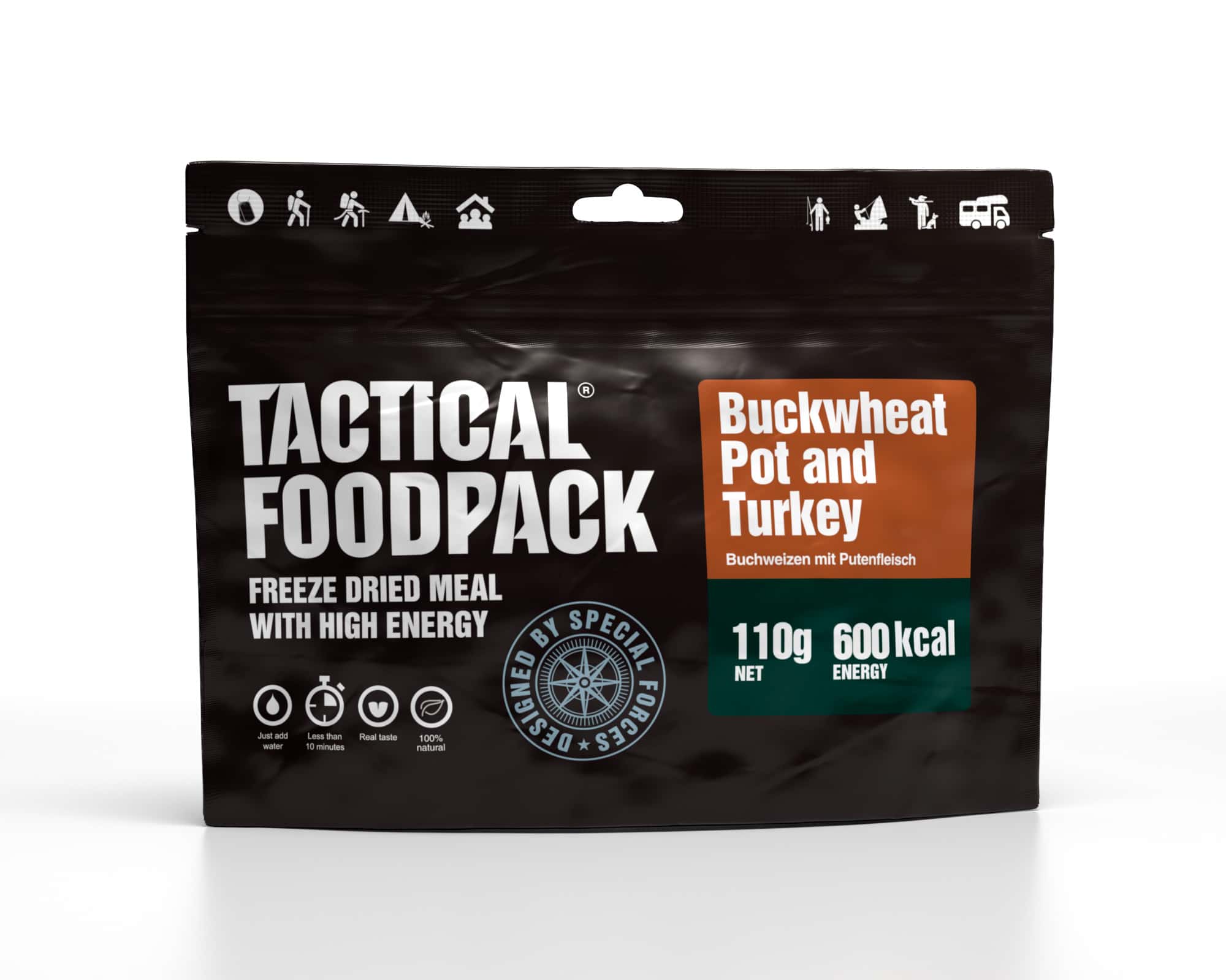 Tactical Foodpack Buckwheat Pot and Turkey