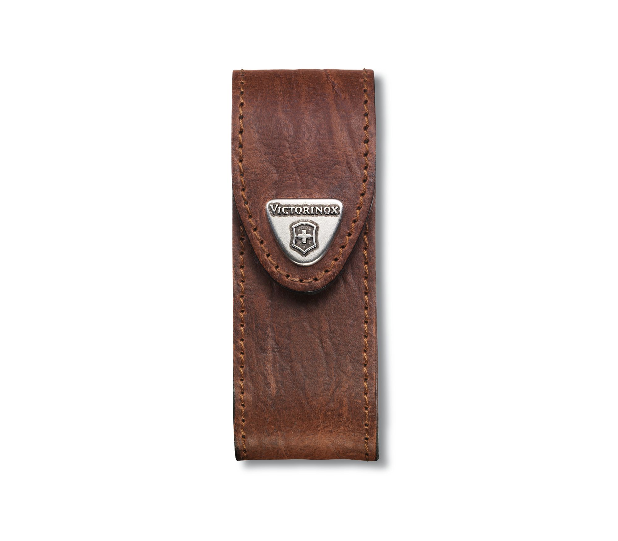 Victorinox Leather Case Brown - M