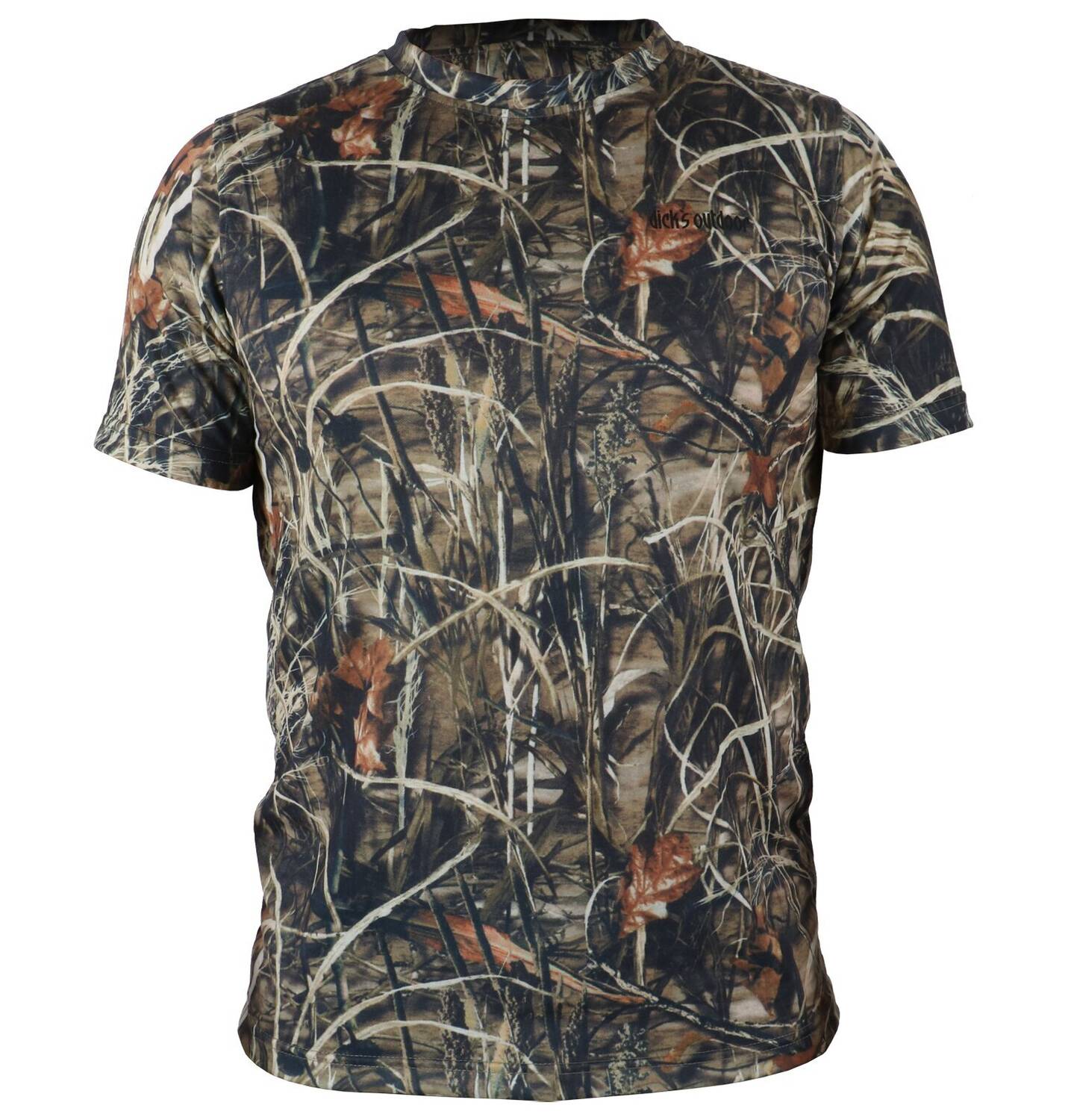 T-shirt camouflage roseaux