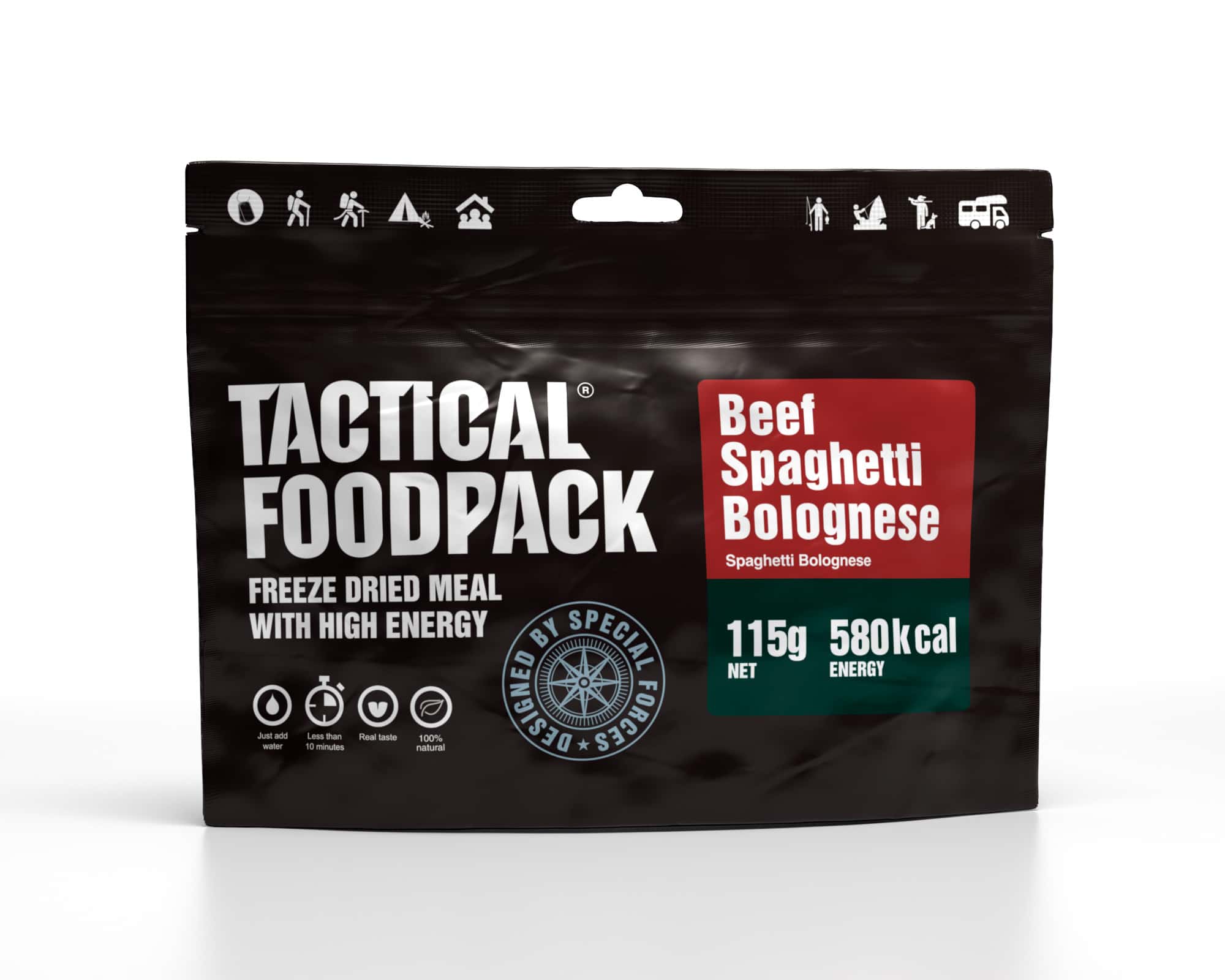 Foodpack tattico Spaghetti alla bolognese di manzo