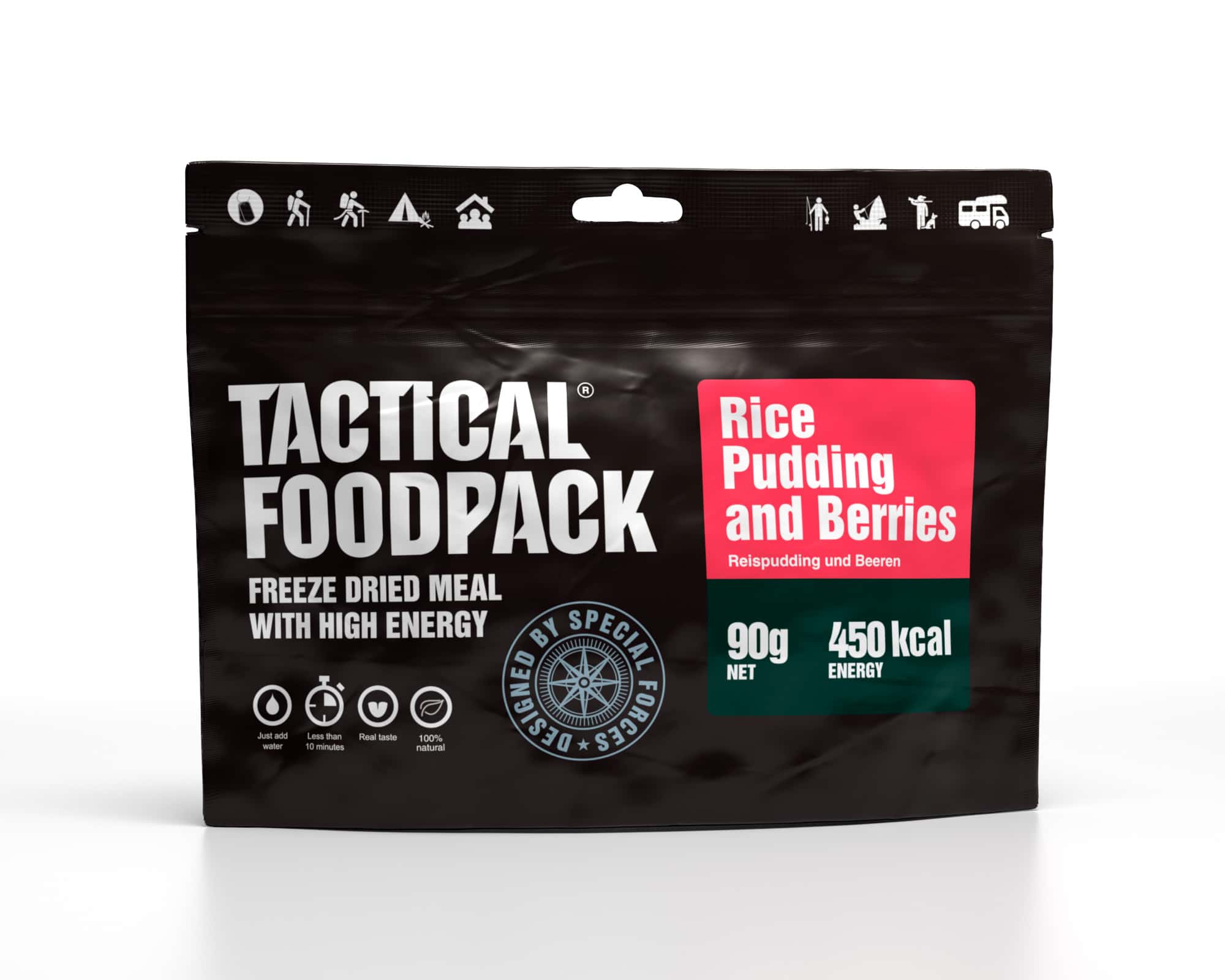 Tactical Foodpack Rice Pudding and Berries