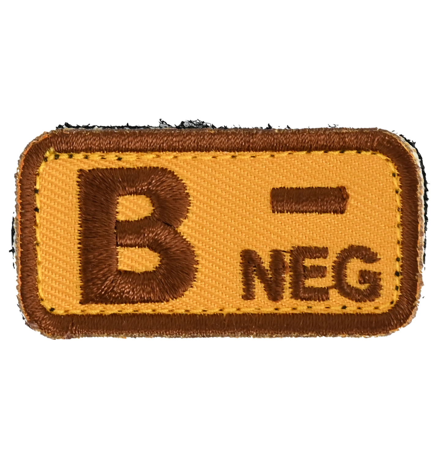 Badge groupe sanguin B- négatif brodé