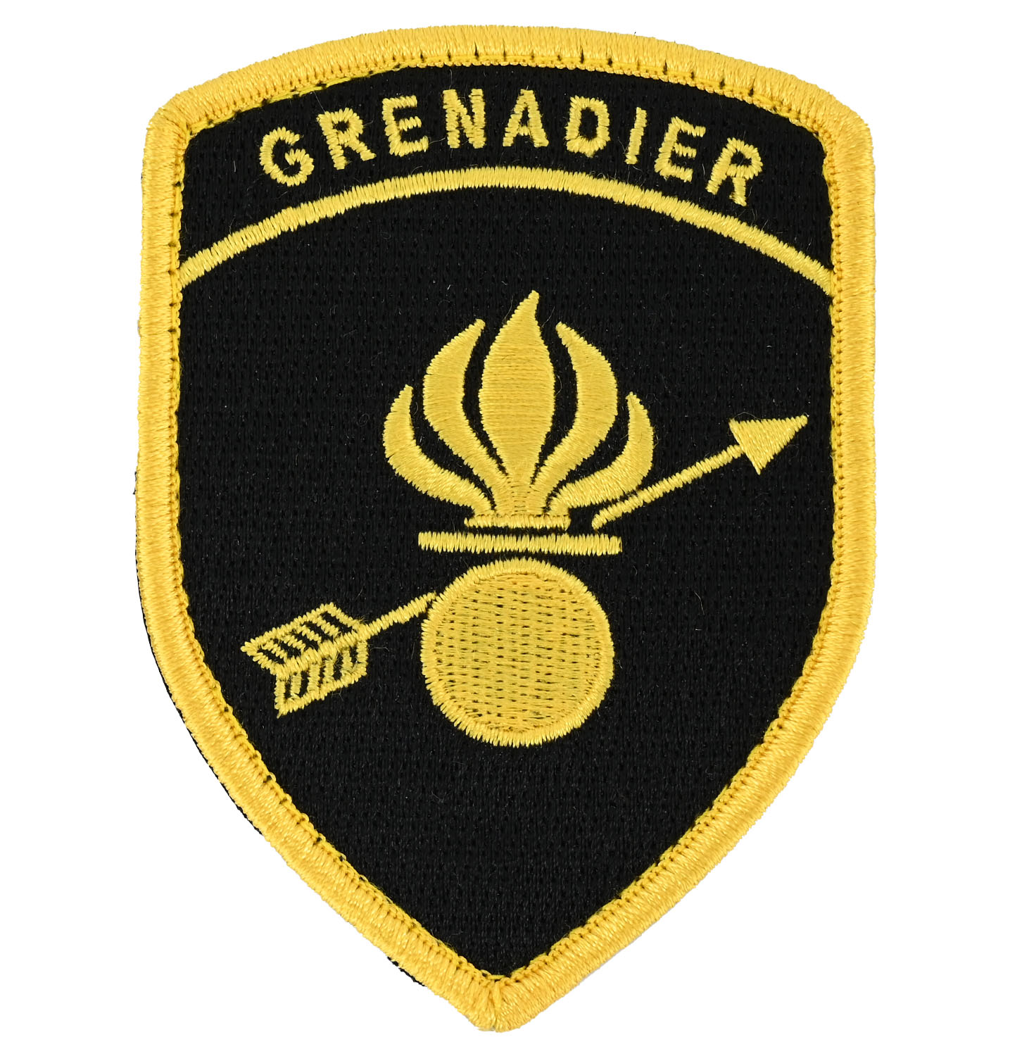 Distintivo ricamato con stemma del granatiere