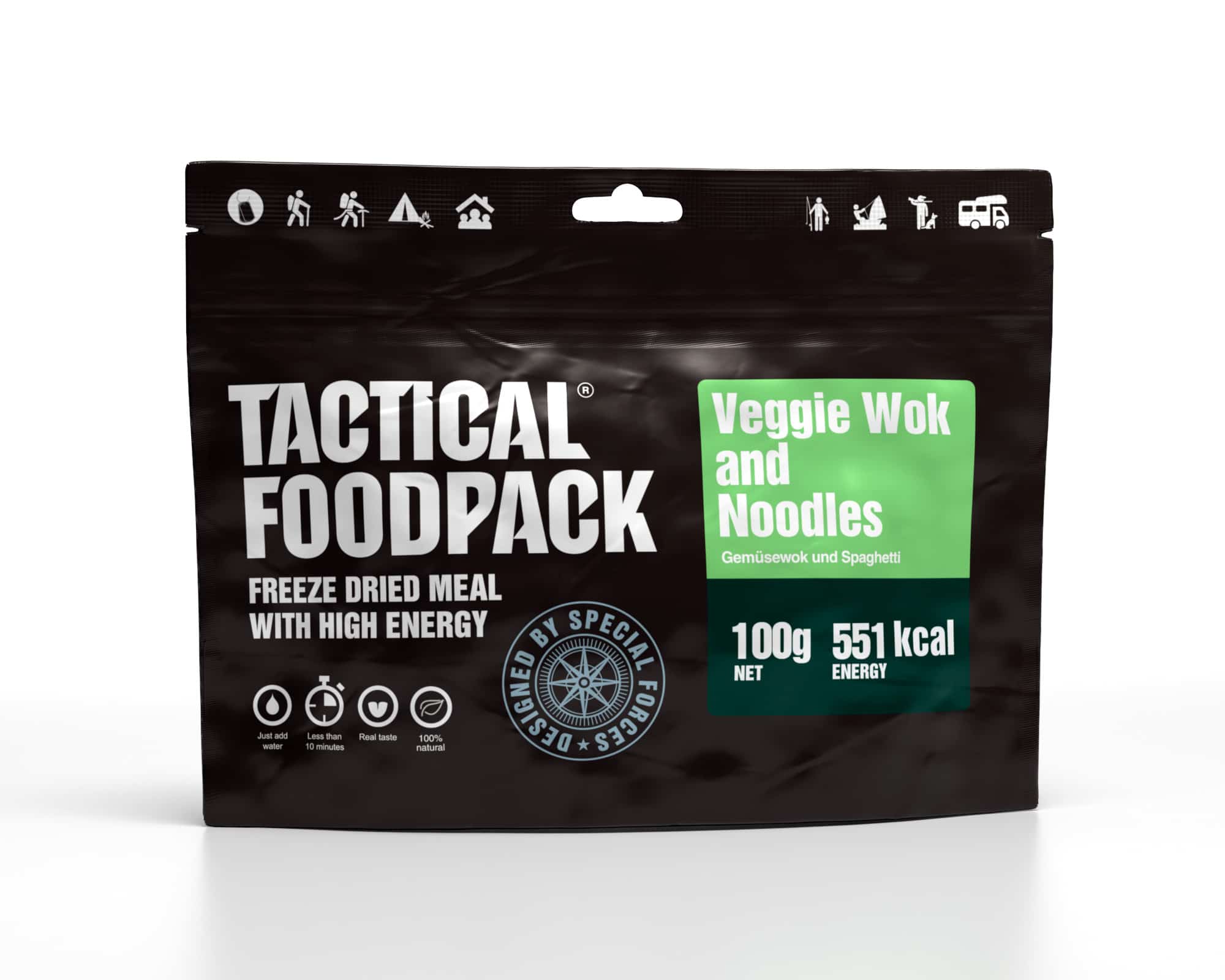 Tactical Foodpack Veggie Wok et nouilles