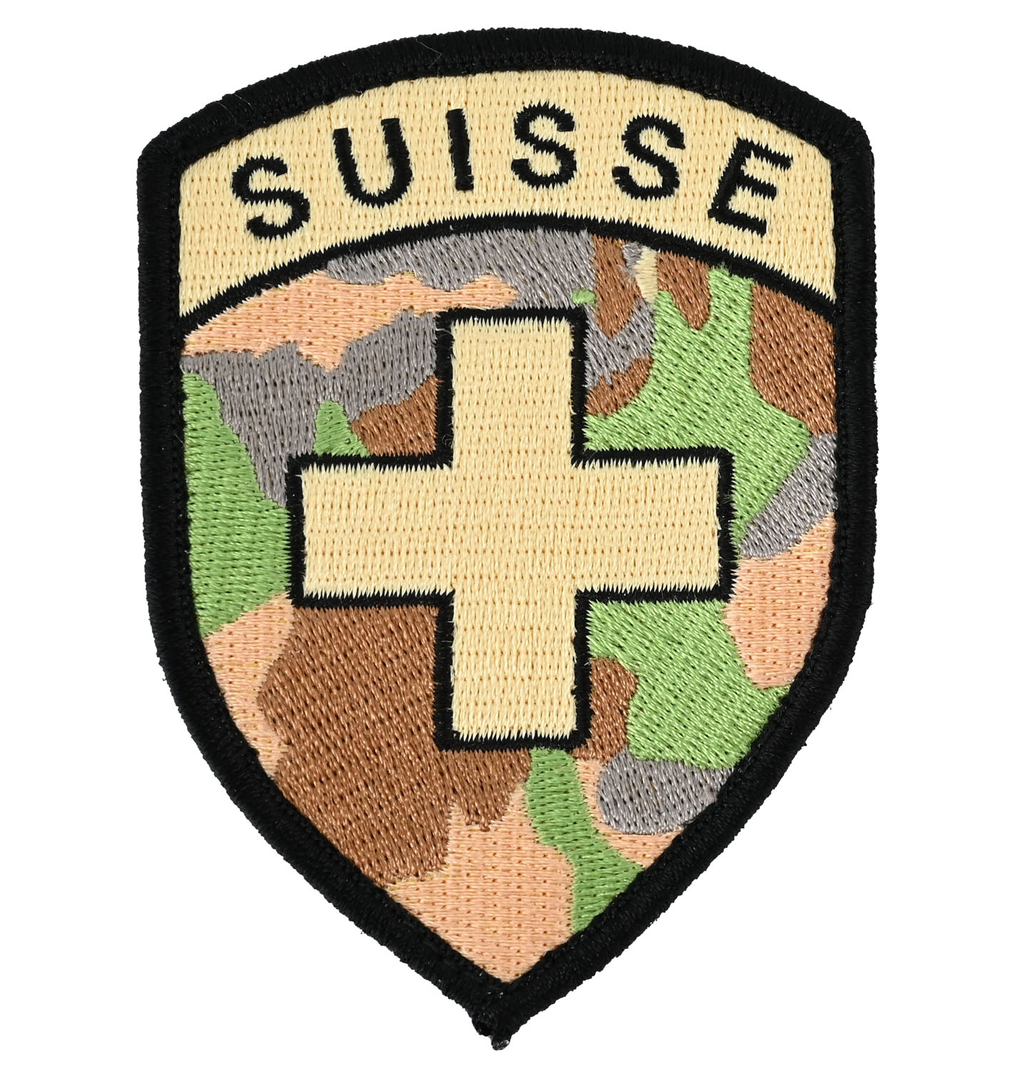 Distintivo ricamato con stemma della Svizzera