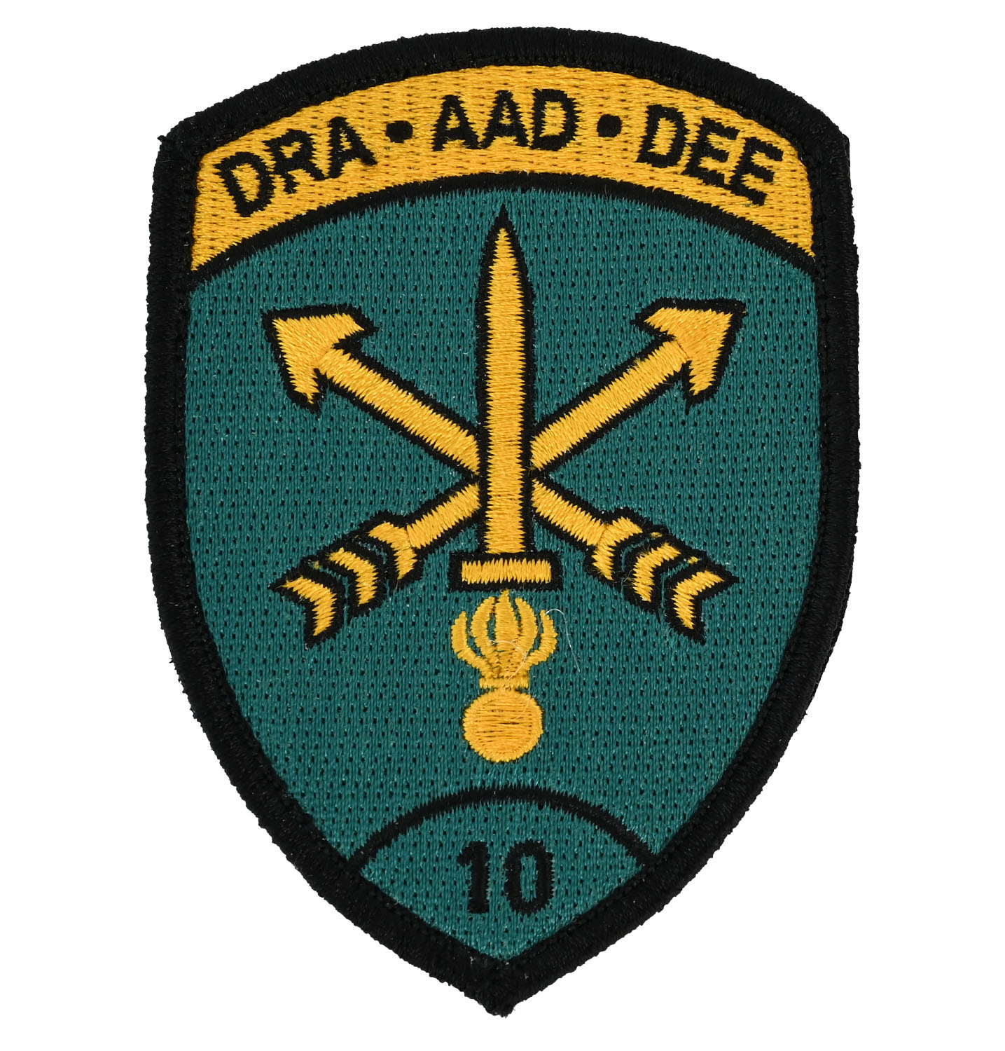 Badge d'armoiries AAD 10 brodé