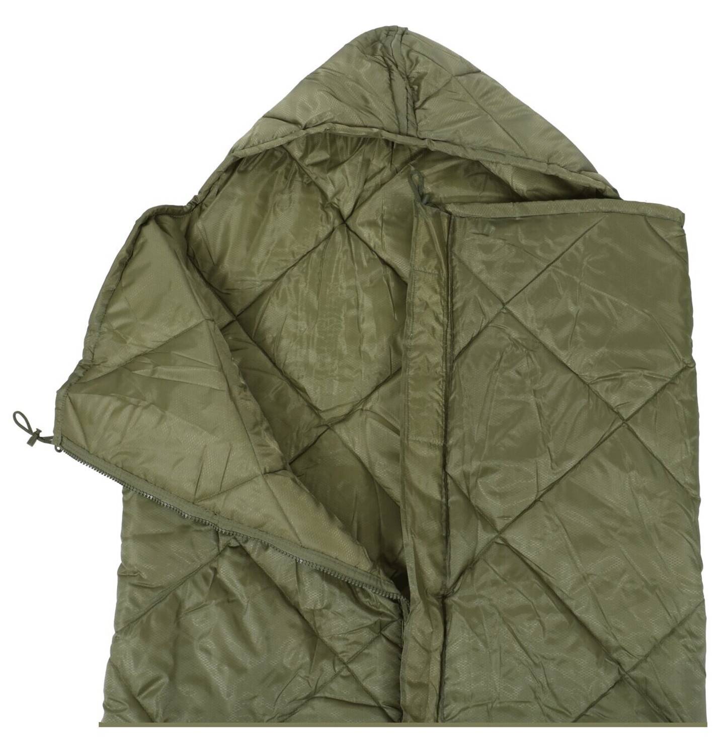 Set Militärschlafsack und wasserdichte Schlafsackhülle