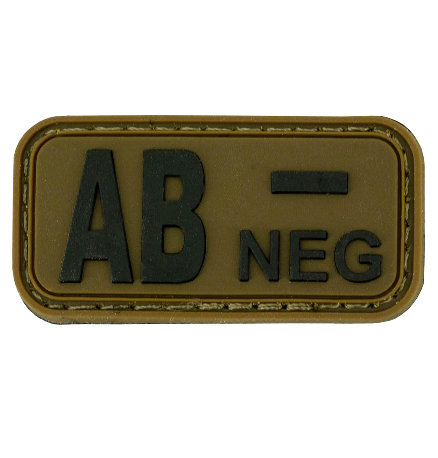 Badge Groupe sanguin AB- Négatif PVC